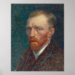 Vincent Van Gogh Self Portrait Vintage Kunst Poster
