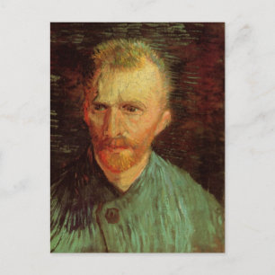 Vincent van Gogh Self Portrait, Vintage Kunst Postkarte