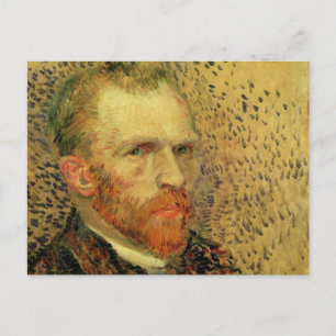 Vincent van Gogh Self Portrait, Vintage Kunst Postkarte