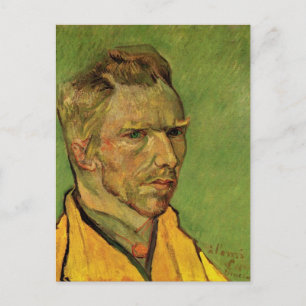 Vincent van Gogh Self Portrait, Vintage Kunst Postkarte