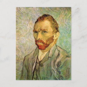 Vincent van Gogh Self Portrait, Vintage Kunst Postkarte