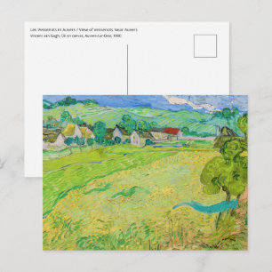 Vincent van Gogh - Sicht auf die Vessenots bei Auv Postkarte