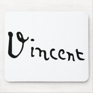 Vincent Van Gogh Signature Mousepad