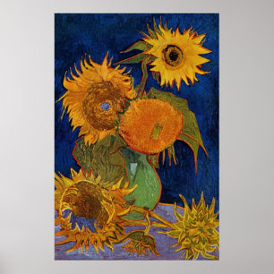 Vincent van Gogh Six Sonnenblumen Gallery Poster