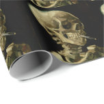 Vincent Van Gogh Skeleton mit einer brennenden Zig Geschenkpapier<br><div class="desc">Vincent Van Gogh Skeleton mit einem Vintagen Papier zur Herstellung von Kunstschmieden in der Brennerei</div>
