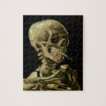 Vincent Van Gogh Skeleton mit einer brennenden Zig Puzzle<br><div class="desc">Vincent Van Gogh Skeleton mit einem Burning Cigarette Vintag Fine Art Jigsaw Puzzle.</div>