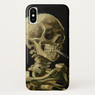 Vincent Van Gogh Skelett mit brennender Zigarette Case-Mate iPhone Hülle