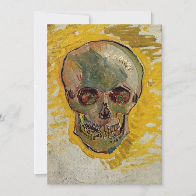 Vincent van Gogh - Skull 1887 #2 Einladung (Vorderseite)