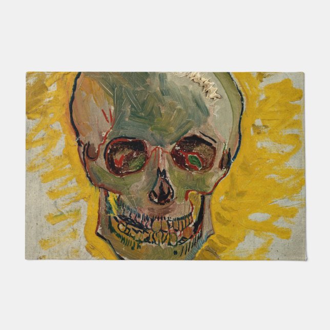 Vincent van Gogh - Skull 1887 #2 Fußmatte (Vorderseite)