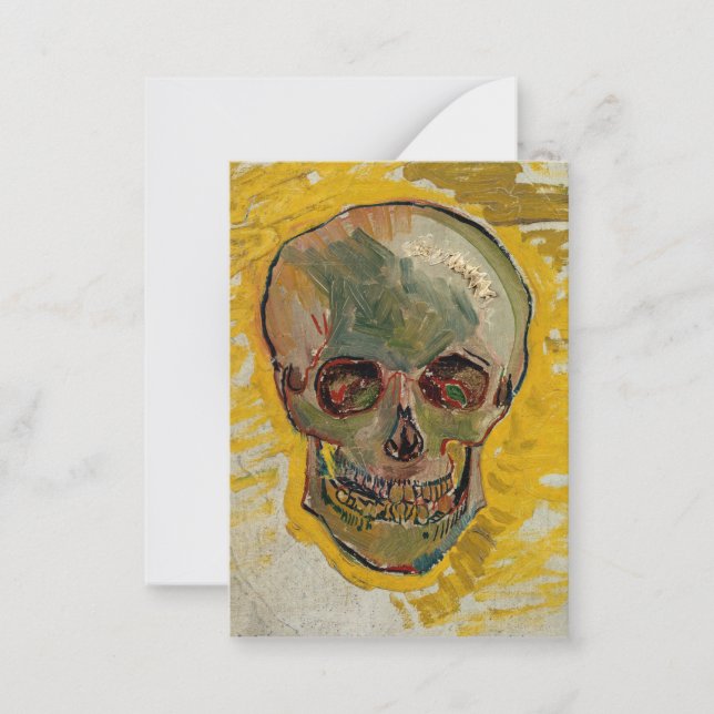Vincent van Gogh - Skull 1887 #2 Mitteilungskarte (Vorderseite)