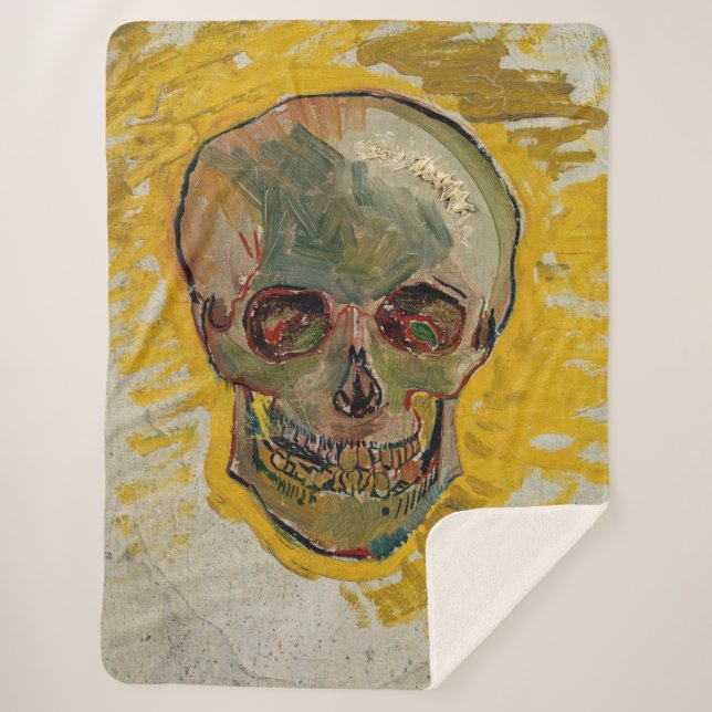 Vincent van Gogh - Skull 1887 #2 Sherpadecke (Vorderseite)