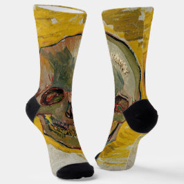Vincent van Gogh - Skull 1887 #2 Socken