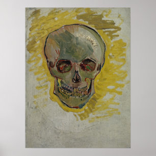 Vincent van Gogh Skull Gallery Poster