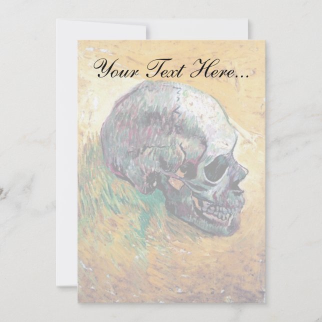 Vincent Van Gogh - Skull in Profile - Fine Art (Vorderseite)