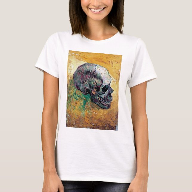 Vincent Van Gogh - Skull in Profile - Fine Art T-Shirt (Vorderseite)