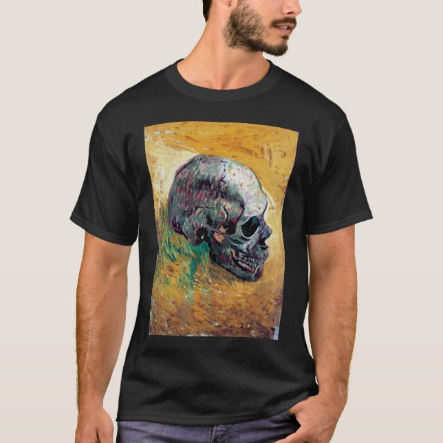 Vincent Van Gogh - Skull in Profile - Fine Art T-Shirt (Vorderseite)