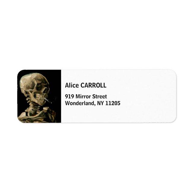 Vincent van Gogh - Skull mit brennender Zigarette (Vorne)
