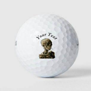 Vincent van Gogh - Skull mit brennender Zigarette Golfball