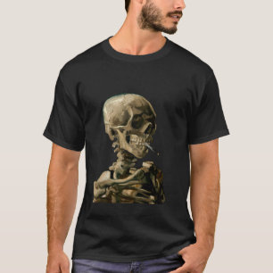 Vincent van Gogh - Skull mit brennender Zigarette T-Shirt