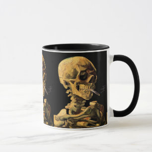 Vincent Van Gogh - Skull mit brennender Zigarette Tasse