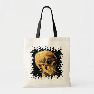Vincent Van Gogh - Skull mit brennender Zigarette Tragetasche