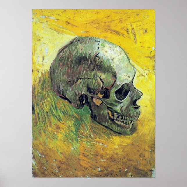 Vincent van Gogh Skull Poster (Vorne)