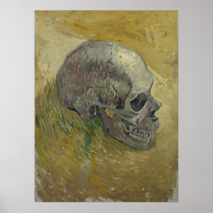 Vincent van Gogh Skull Profil Galerie HD Kunst Poster