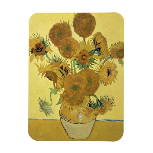 Vincent van Gogh | Sonnenblumen, 1888 Magnet (Vertikal)