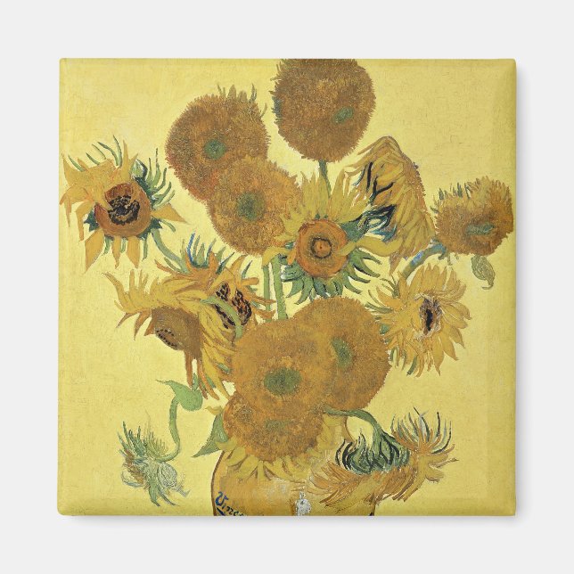 Vincent van Gogh | Sonnenblumen, 1888 Magnet (Vorne)