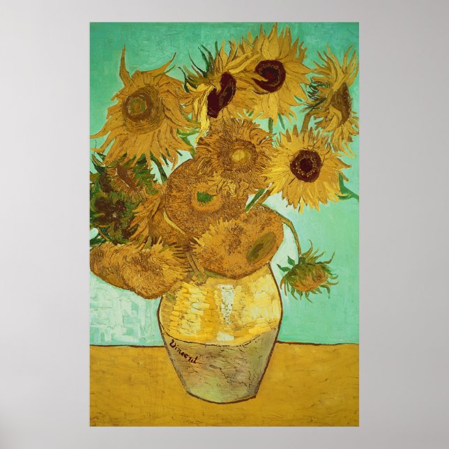 Vincent van Gogh | Sonnenblumen, 1888 Poster (Vorne)