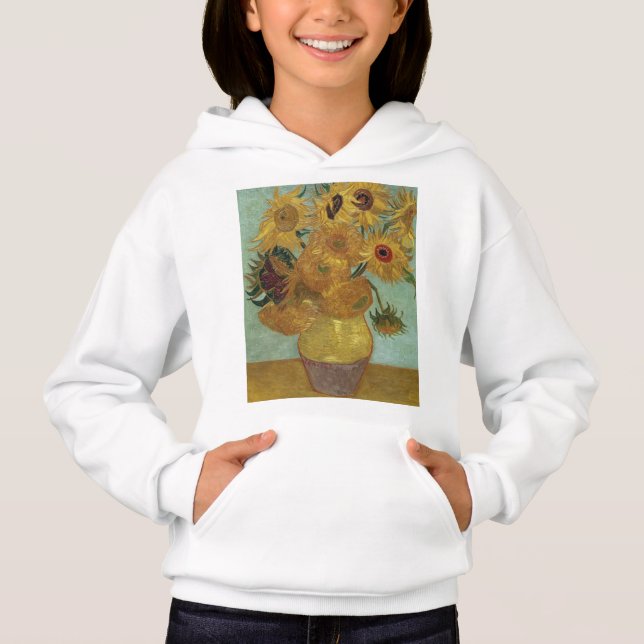 Vincent van Gogh - Sonnenblumen, 1889 Hoodie (Vorderseite)
