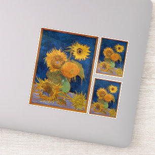 Vincent Van Gogh - Sonnenblumen, 2. Version Aufkleber