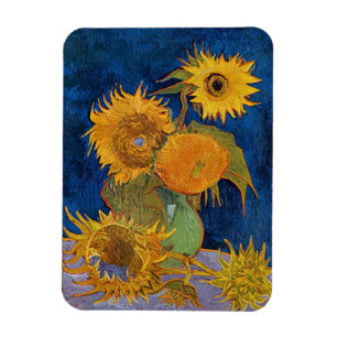 Vincent Van Gogh - Sonnenblumen, 2. Version Magnet