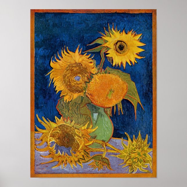 Vincent Van Gogh - Sonnenblumen, 2. Version Poster (Vorne)