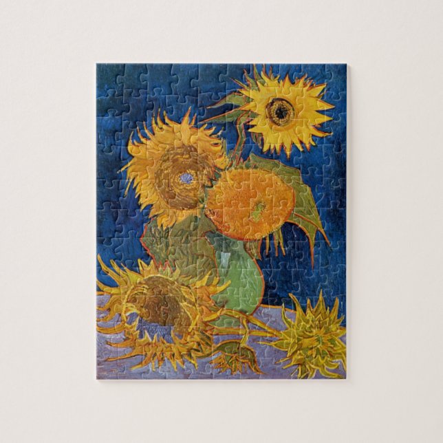 Vincent Van Gogh - Sonnenblumen, 2. Version Puzzle (Vertikal)
