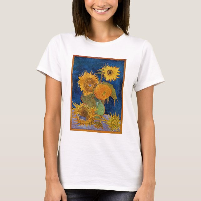 Vincent Van Gogh - Sonnenblumen, 2. Version T-Shirt (Vorderseite)