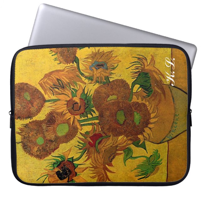 Vincent van Gogh, Sonnenblumen Laptopschutzhülle (Vorderseite)