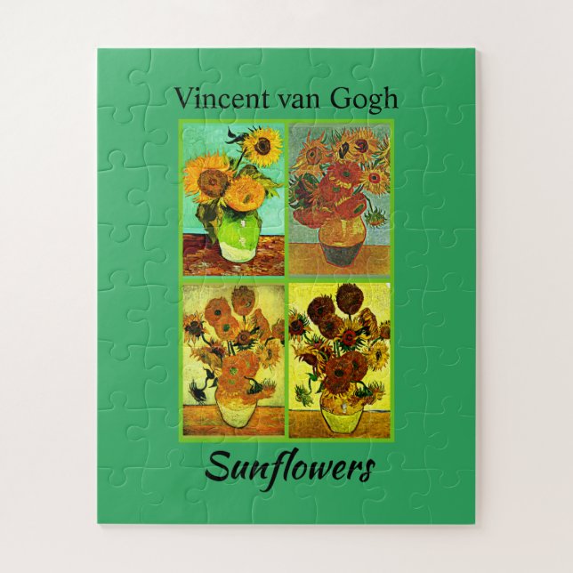 Vincent van Gogh, Sonnenblumen, Puzzle (Vertikal)