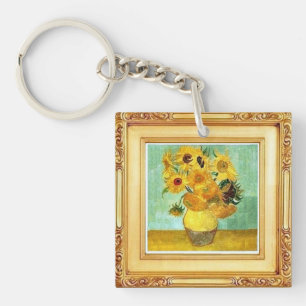 Vincent Van Gogh - Sonnenblumen Schlüsselkette Schlüsselanhänger