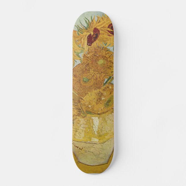 Vincent van Gogh - Sonnenblumen Skateboard (Vorderseite)