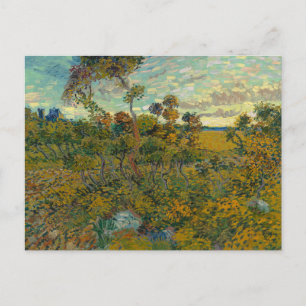 Vincent Van Gogh, Sonnenuntergang in Montmajour Postkarte