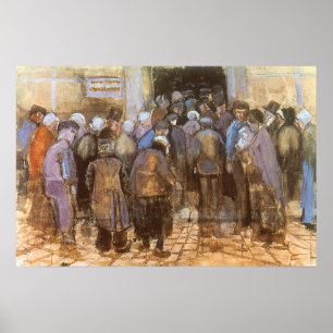 Vincent van Gogh Staat Lottery Office (Poor Money) Poster