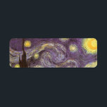 Vincent van Gogh - Starry Night<br><div class="desc">Die Starry Night (1889) von Vincent van Gogh ist ein Vintager Post-Impressionismus der Kunstlandschaft Landschaftsmalerei. Der Blick auf eine Stadt in einem Tal bei Nacht mit den Wolken, den Sternen und einem schönen goldgelben Halbmond. Es wurde im Laufe des Tages aus der Erinnerung gemalt und ist van Goghs bekanntestes Gemälde....</div>