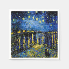Vincent Van Gogh Starry Night 1888 Paper Napkins Serviette