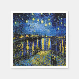 Vincent Van Gogh Starry Night 1888 Paper Napkins Serviette