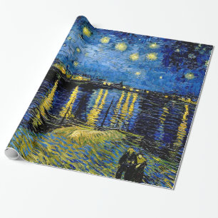 Vincent Van Gogh Starry Night 1888 Wrapping Paper Geschenkpapier