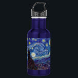 VINCENT VAN GOGH - Starry night 1889 Trinkflasche<br><div class="desc">VINCENT VAN GOGH - Starry night 1889Öl auf Leinwand</div>