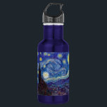 VINCENT VAN GOGH - Starry night 1889 Trinkflasche<br><div class="desc">VINCENT VAN GOGH - Starry night 1889Öl auf Leinwand</div>