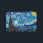 Vincent van Gogh, Starry Night Badematte<br><div class="desc">Starry Night,  berühmtes Gemälde von Vincent van Gogh</div>