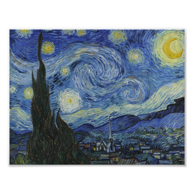 Vincent van Gogh - Starry Night Fotodruck (Vorne)